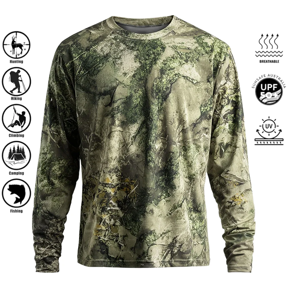 Erkek Uzun Kollu Tişört, Polye - Outdoor Hunting Prints incelemesi ve fiyatı