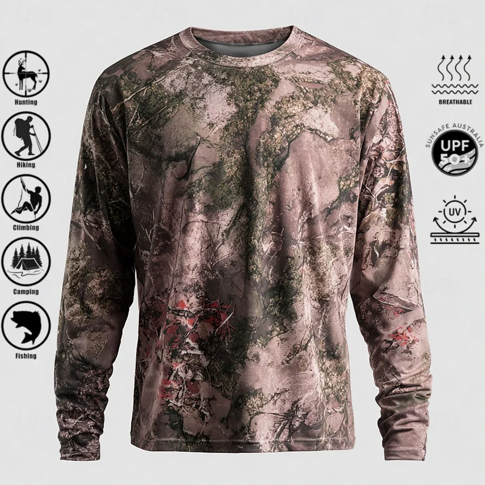 Erkek Uzun Kollu Tişört, Polye - Outdoor Hunting Prints incelemesi ve fiyatı